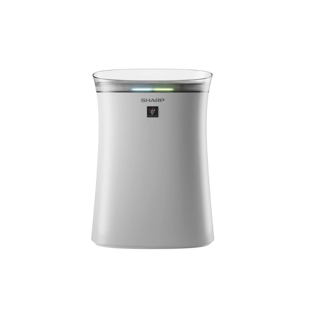 SHARP Room Air Purifier FP-F40E-W White with Plasmacluster Ion Technology Haze Mode Odour Dust Sensor True HEPA Deodorizing Filter Coverage Area up to 320 ft