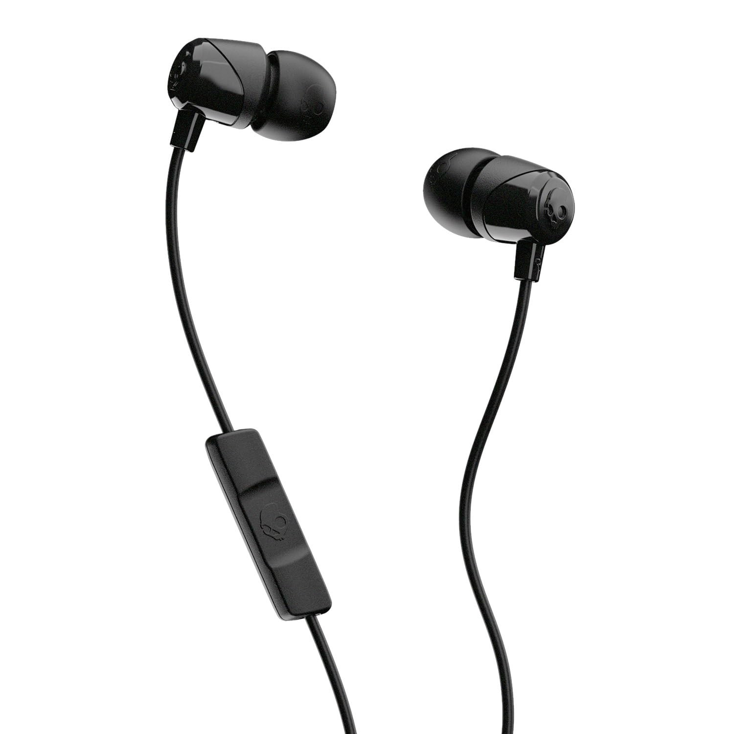 Skullcandy Jib in-Ear Wired Earbuds Microphone Works with Bluetooth Devices and Computers -Black