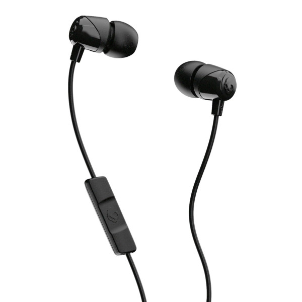 Image of Skullcandy Jib in-Ear Wired Earbuds, Microphone, Works with Bluetooth Devices and Computers -Black