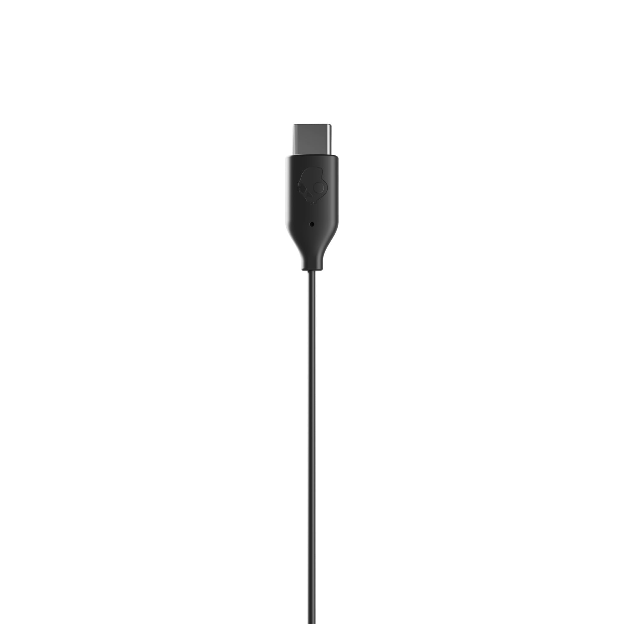 Skullcandy Jib USB-C in-Ear Wired Earbuds Microphone Noise Isolating Call and Track Control Works with iPhone and Android- Black