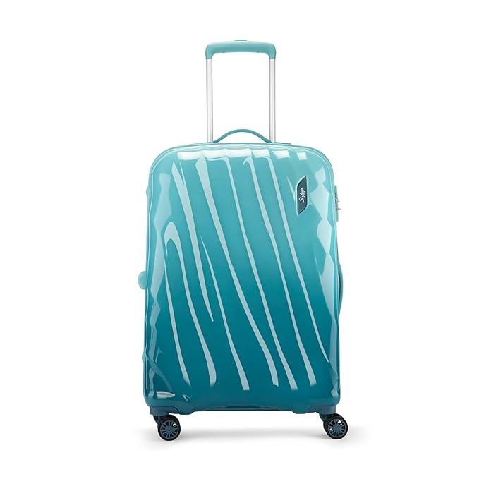 Skybags Bloom Medium Size Hard Luggage 67 cm Printed Luggage Trolley with 8 Wheels TSA Approved Lock and Anti Theft Zipper