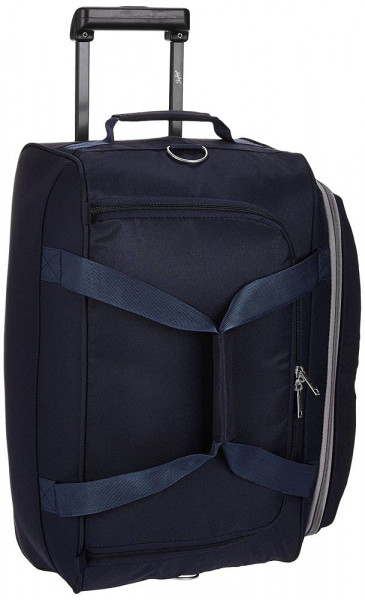 Image of Skybags Cardiff Polyester 52 Cms Wheel Travel Duffle Bag (Blue)