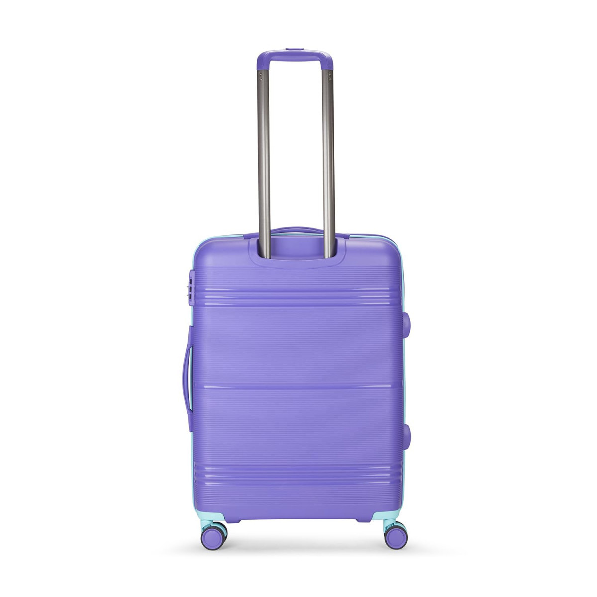 Skybags Paratrip Medium Size Hard Luggage 67 cm Polypropylene Luggage Trolley with 8 Wheels Purple Oppulence Unisex