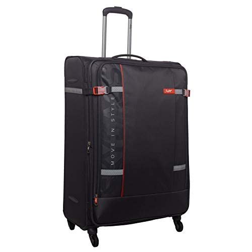 Skybags Polyester Solid Pattern Snazzy 4W Exp Strolly H 81 Steel Grey Large