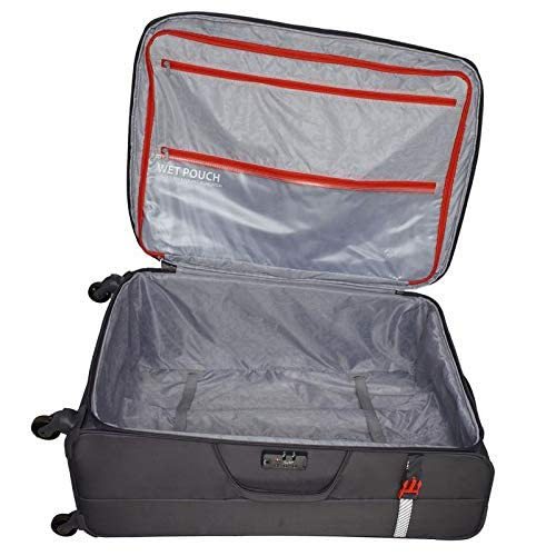 Skybags Polyester Solid Pattern Snazzy 4W Exp Strolly H 81 Steel Grey Large