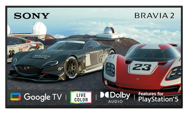 Image of Sony 139 cm (55 inches) BRAVIA 2 4K Ultra HD Smart LED Google TV K-55S25B (Black)