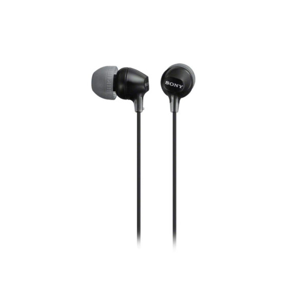 Image of Sony MDR-EX15AP EX Stereo Headphones with Mic (Black)