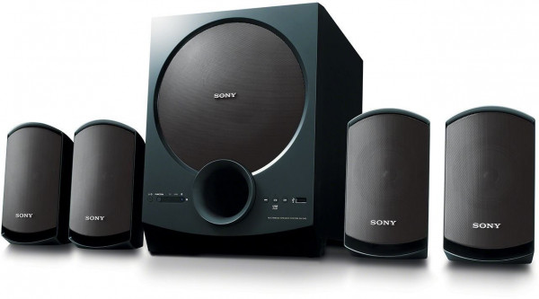 Image of Sony SA-D40 4.1 Channel Multimedia Speaker System with Bluetooth (Black)