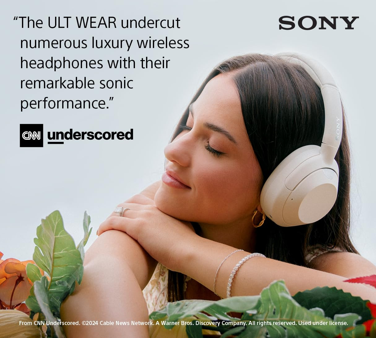 Sony ULT Wear WH-ULT900N Noise Cancellation Wireless Bluetooth Over Ear Headphones with Massive Bass Up to 50Hrs Battery-Black