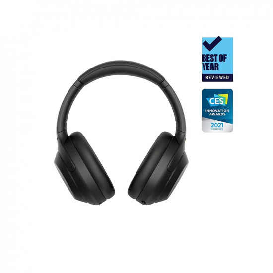 Sony WH 1000XM4 Industry Leading Wireless Noise Cancellation Bluetooth Over Ear Headphones with Mic for Phone Calls