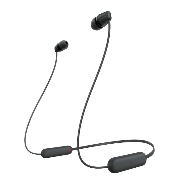 Image of Sony WI-C100 Wireless Headphones with Customizable Equalizer for Deep Bass &amp; 25 Hrs Battery