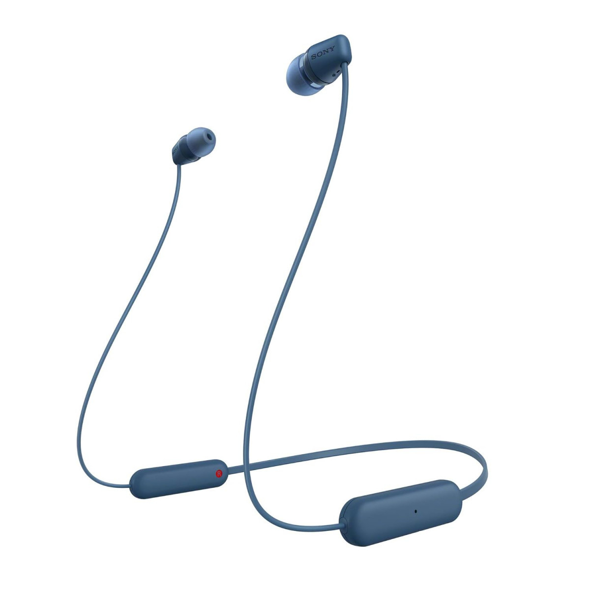 Sony WI-C100 Wireless Headphones with Customizable Equalizer for Deep Bass 25 Hrs Battery DSEE-Upscale Splash Proof 360RA