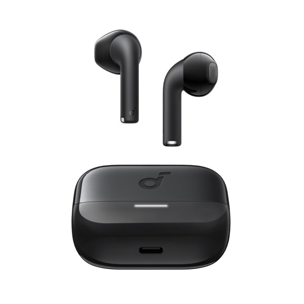 Image of soundcore K20i by Anker, Semi-in-Ear Earbuds, Bluetooth Wireless, 36H Playtime, Fast Charge, Clear Sound, Comfortable Fit, ENC 2-Mic Clear Calls, Custom EQ, IPX5, Bluetooth 5.3, App Control