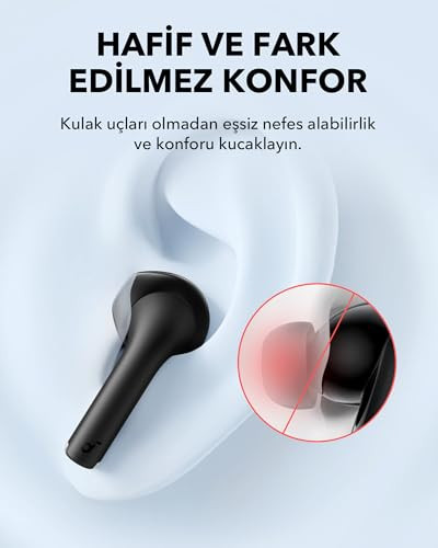 soundcore K20i by Anker Semi-in-Ear Earbuds Bluetooth Wireless 36H Playtime Fast Charge Clear Sound Comfortable Fit ENC 2-Mic Clear Calls Custom EQ IPX5 Bluetooth 53 App Control
