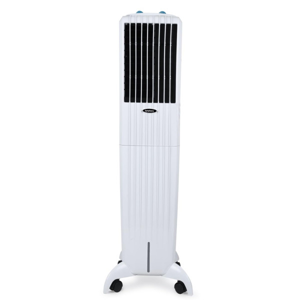 Image of Symphony Diet 50T Portable Air Cooler For Home with Powerful Blower, Honeycomb Pads, i-Pure Technology and Cool Flow Dispenser (50L, White)