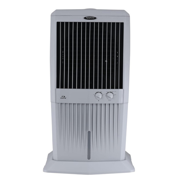 Image of Symphony Storm 70 XL Desert Air Cooler For Home with Honeycomb Pads, Powerful Fan, i-Pure Technology and Low Power Consumption (70L, Grey)