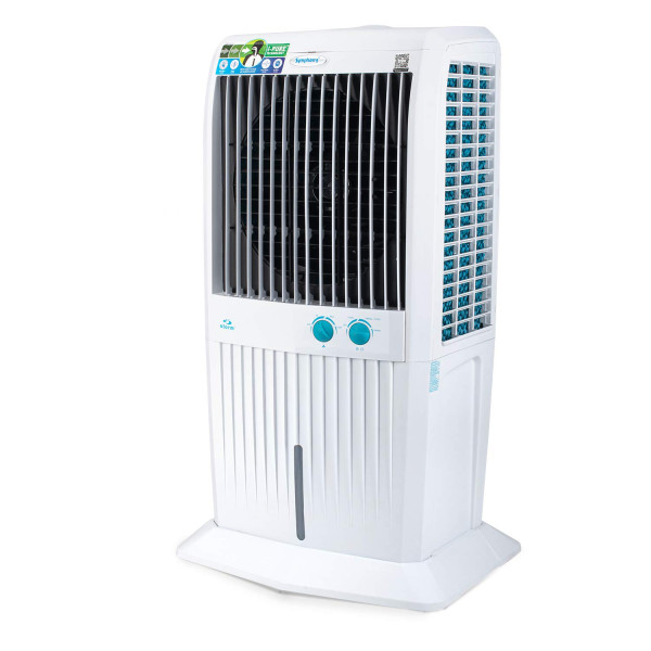 Image of Symphony Storm 70 XL Desert Tower Air Cooler 70-litres with Multistage Air Purification, Powerful Fan, 3-Side Honeycomb Pads, Automatic Vertical Swing &amp; Low Power Consumption (White)