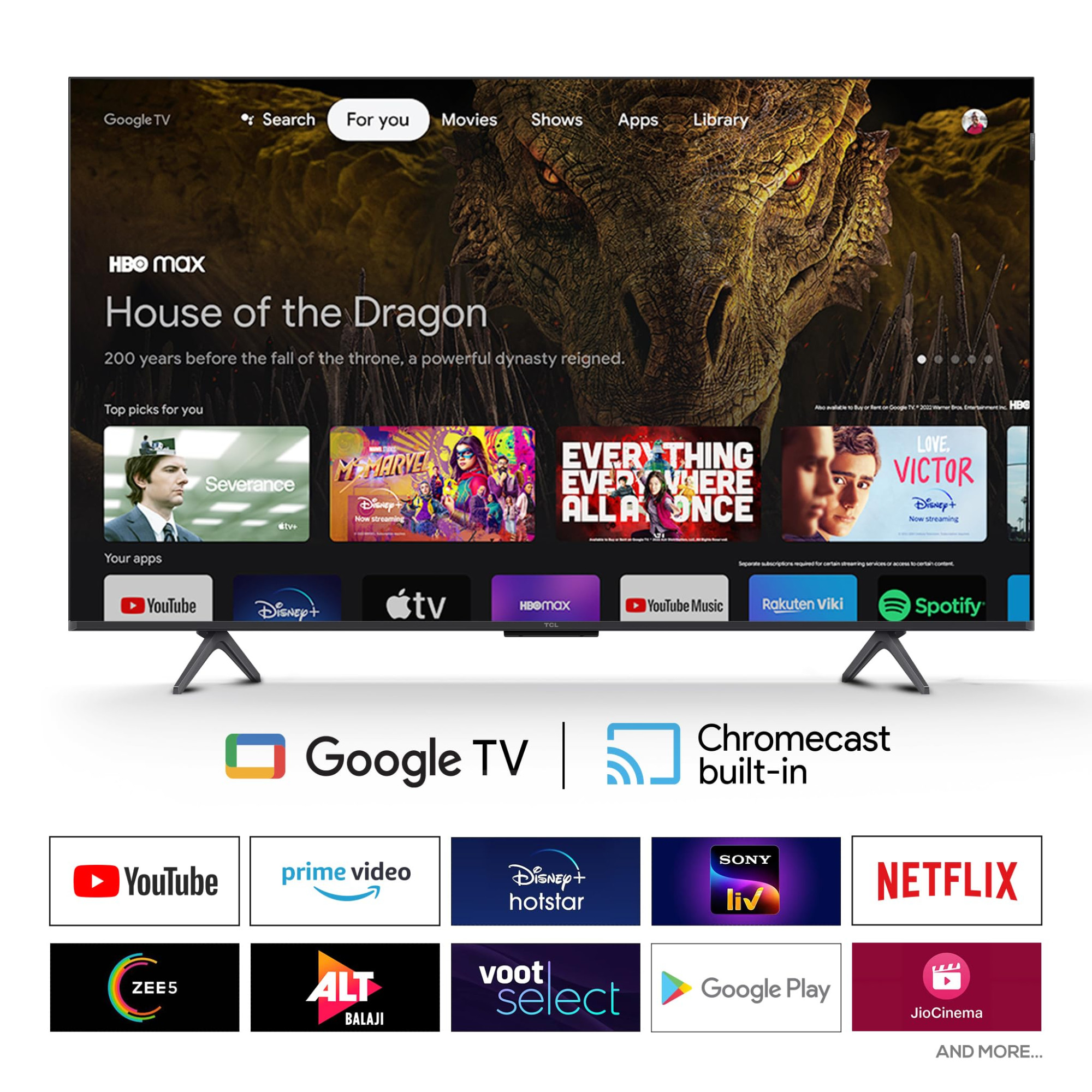 TCL 139 cm 55 Inches 4K UHD Smart QD-Mini LED Google TV  144Hz Refresh Rate  3GB RAM  46W Onkyo 21  Upto 512 Zones  IMAX Enhanced  55Q6C