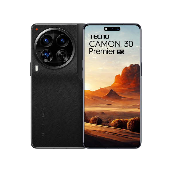 Image of Tecno CAMON 30 Premier 5G (Lava Black, 12GB+512GB) | 50 MP Camera | 6.77" LTPO AMOLED Display | MediaTek Dimensity 8200 | 5000mAh Battary + 70W Charger| PolarAce Image Processor