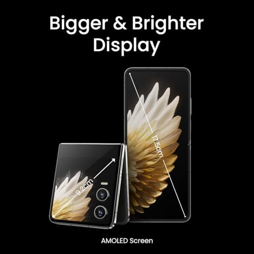 TECNO Phantom V Flip 2 Moondust Grey 8GB256GB Strongest Flip Ever 4720mAh with 70W Charger Advance AI Features 50MP OIS50MP Camera 69 120Hz AMOLED Main 364 AMOLED Cover Screen