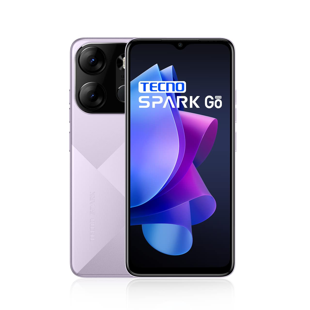 TECNO Spark Go 2023 Nebula Purple 4GB RAM64GB Storage 5000mAh Battery 656 HD Display 13MP Dual Rear Camera Type C Port