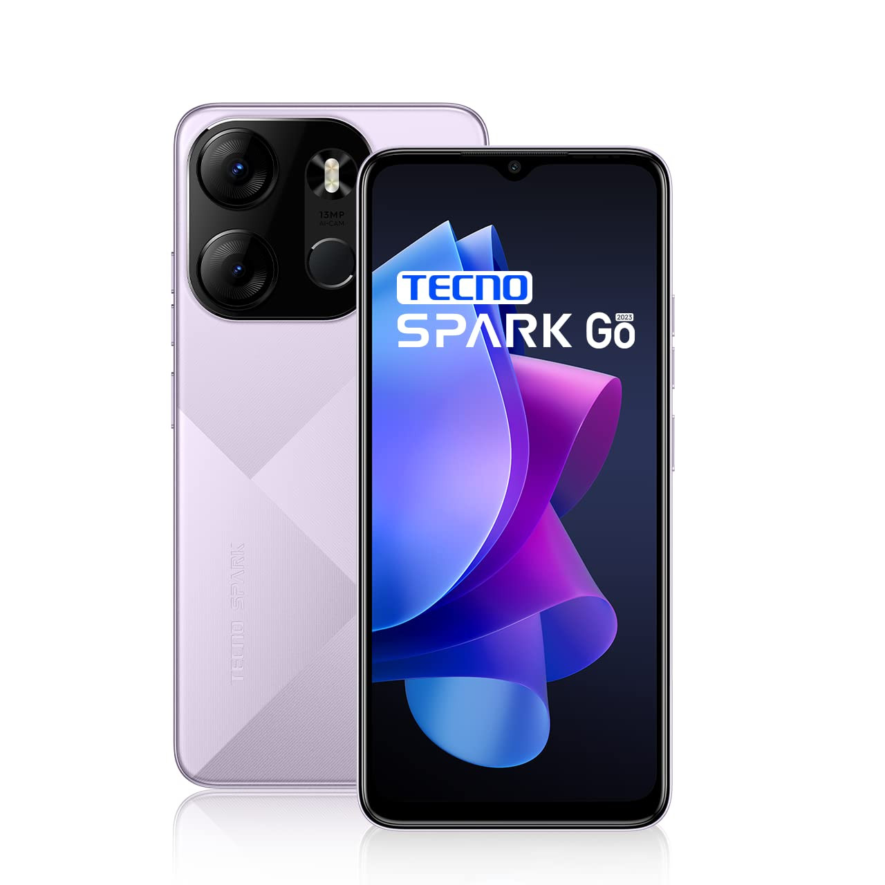 TECNO Spark Go 2023 Nebula Purple 4GB RAM64GB Storage 5000mAh Battery 656 HD Display 13MP Dual Rear Camera Type C Port