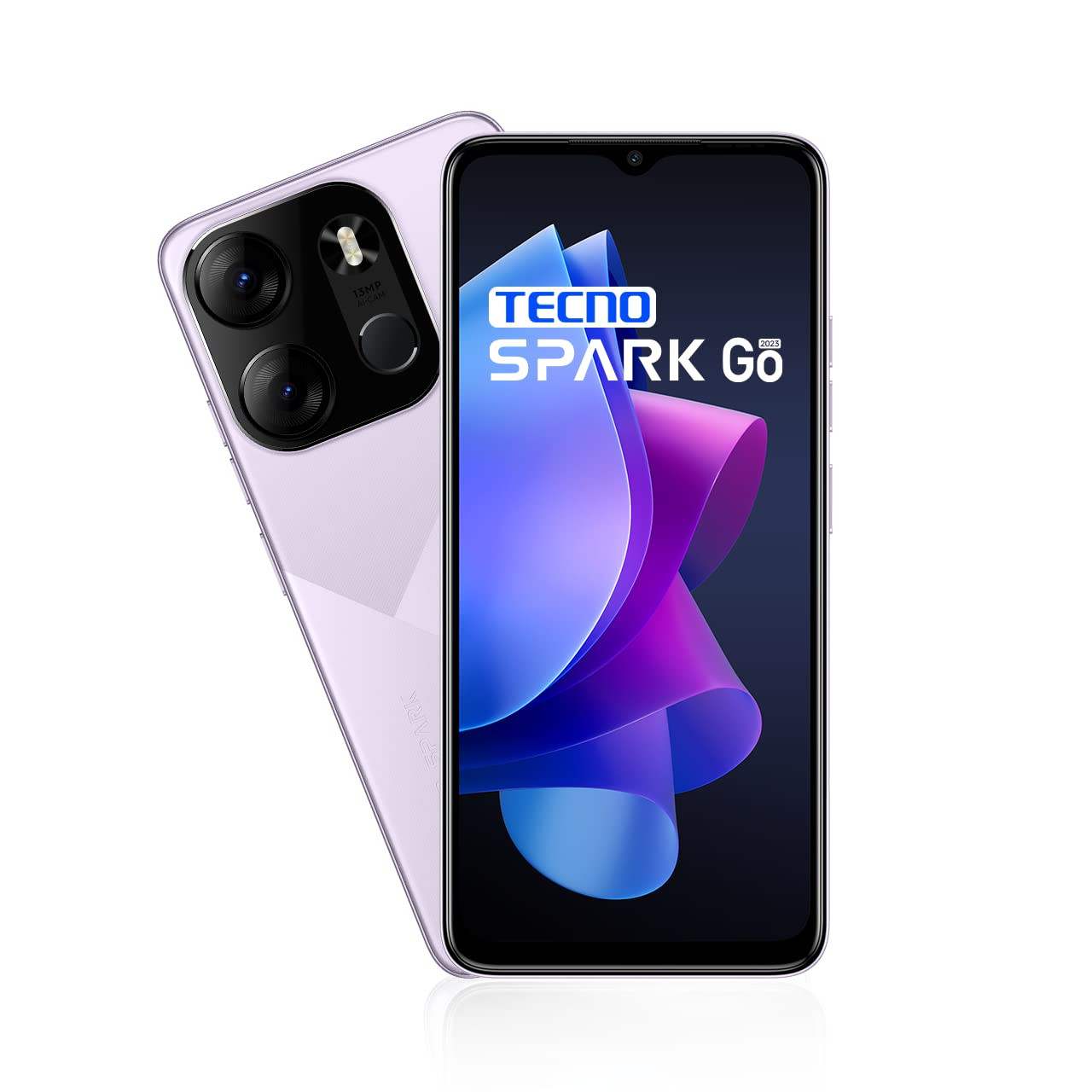 TECNO Spark Go 2023 Nebula Purple 4GB RAM64GB Storage 5000mAh Battery 656 HD Display 13MP Dual Rear Camera Type C Port