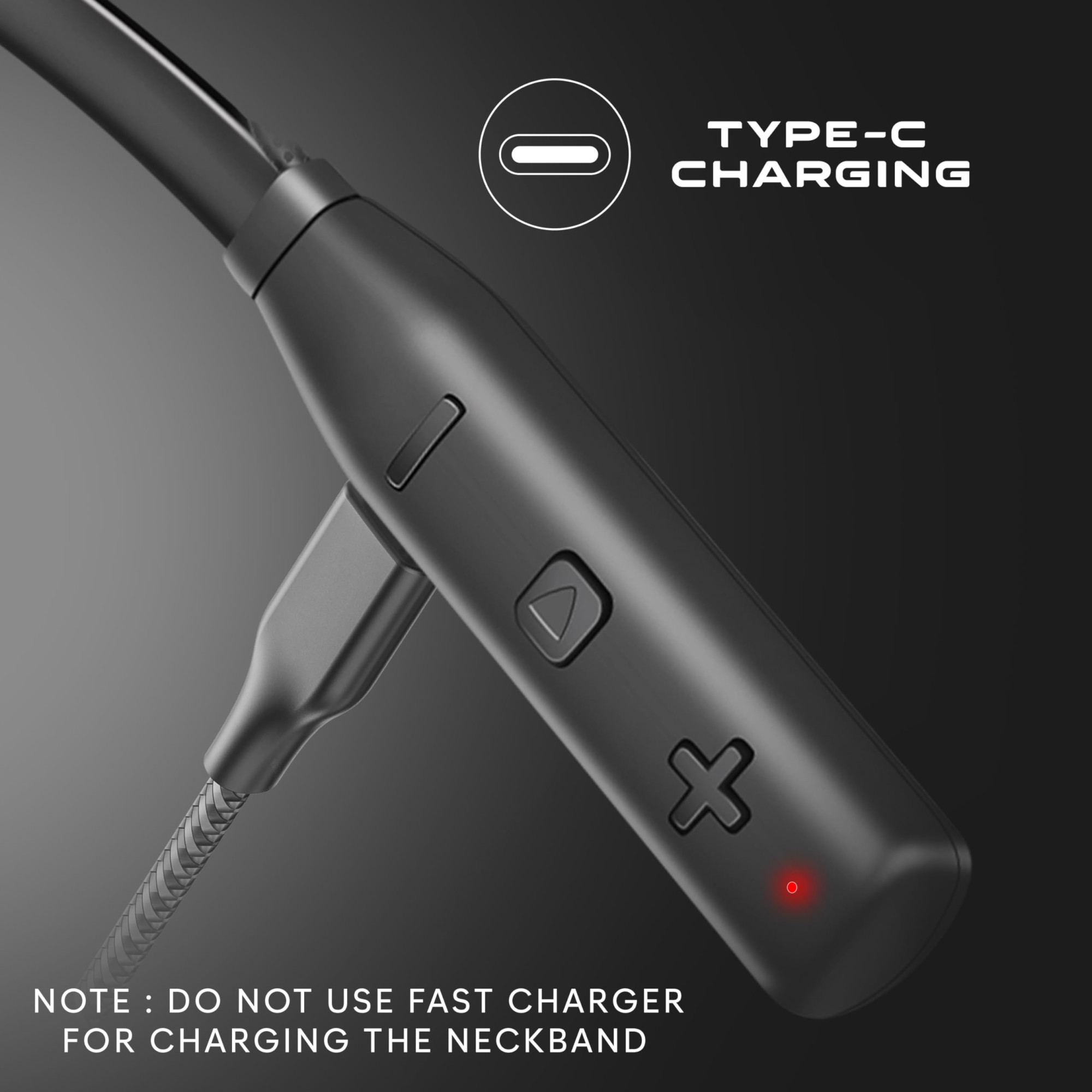 TP TROOPS Neckband Bluetooth Headphones with 55 Hours Playtime with 10mm Drivers Rich Music Experience BT 53v Type C Fast Charging Neckband In Ear Earphones IPX4 Water Resistant Blue