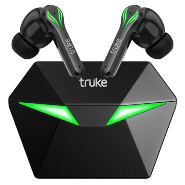 Image of truke Buds BTG1 True Wireless Earbuds with Environmental Noise Cancellation(ENC) &amp; Quad MEMS Mic for Clear Calls | Up to 48hrs of Playtime | 60ms Low Latency | Bluetooth 5.1 | IPX4