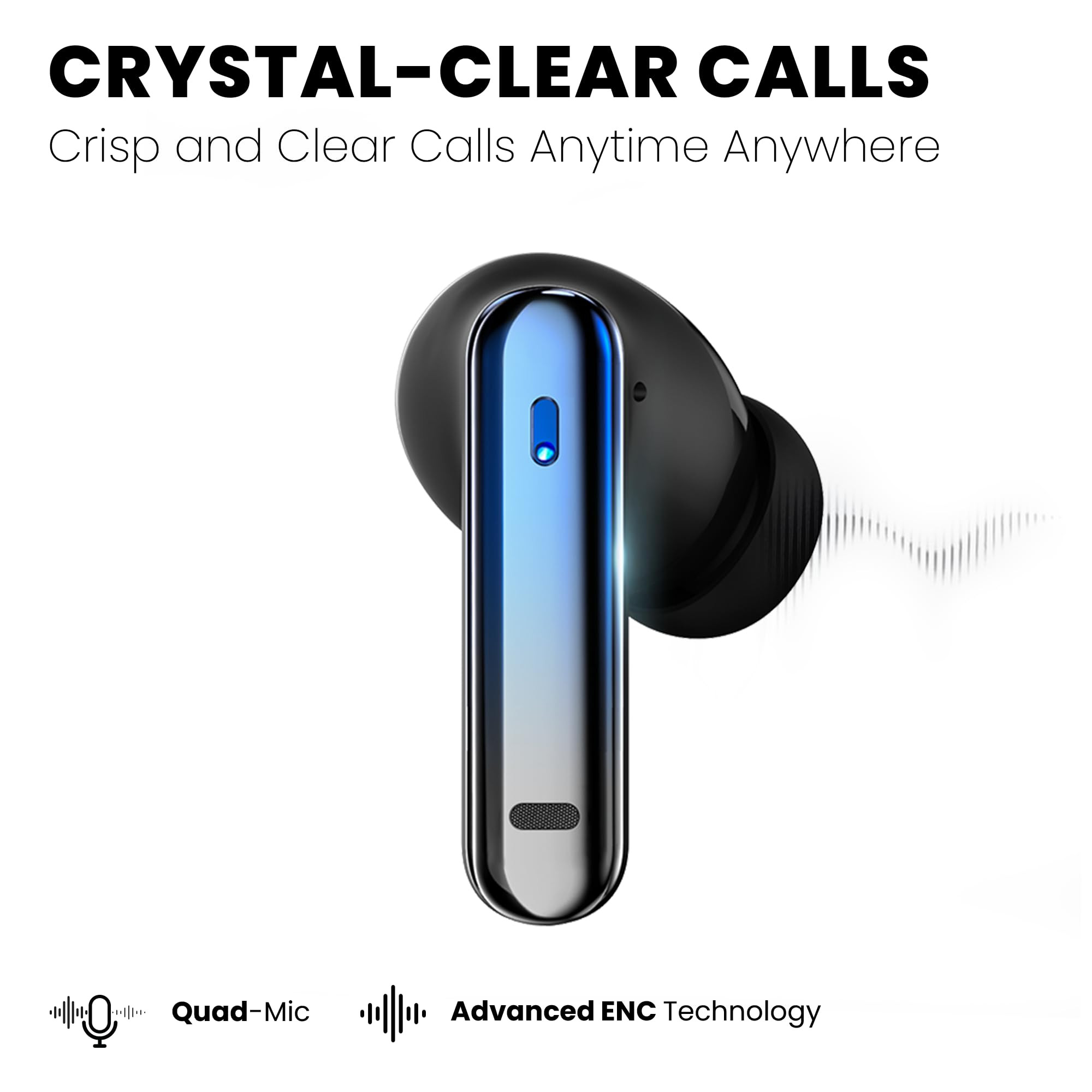 truke Just Launched Buds Q1 Lite True Wireless Earbuds with 48H Playtime Crystal-Clear Calls Fast Charging Elegant Royal Design Bluetooth 54 Noise Cancellation Gaming Mode Brand Warranty