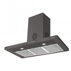 Image of Faber 90 cm 3 Way Silent Suction Chimney, 1150 m³/hr (STILO SLIM 3D PLUS T2S2 BK LTW 90, Baffle Filter, Black)