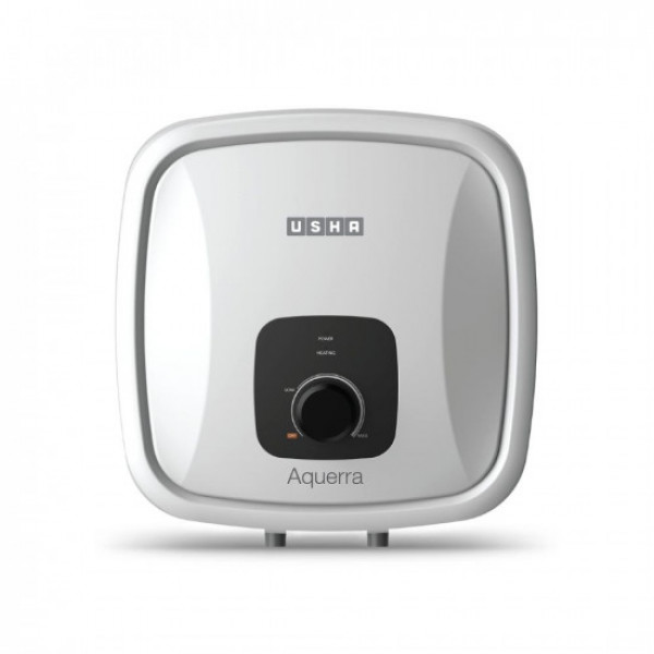 Image of Usha Aquerra 25 Litre 5 Star Storage Water Heater (White), Wall Mounting