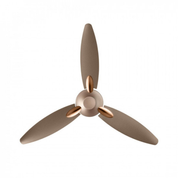Image of Usha Bloom Daffodil Goodbye Dust Ceiling Fan 1250mm, Sparkle Golden and Brown