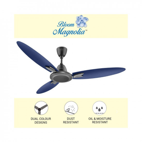 Usha Bloom Magnolia 1250mm wattage 78 Goodbye Dust Ceiling Fan