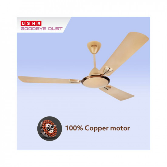 Usha Striker Galaxy 1200mm 56 Watt Energy Efficient 1 Star Rated Power Saving High Speed Oil  Dust Resistant Ceiling Fan 