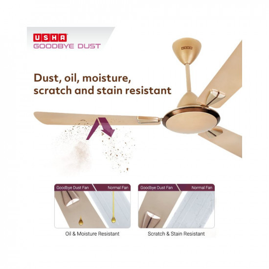 Usha Striker Galaxy 1200mm 56 Watt Energy Efficient 1 Star Rated Power Saving High Speed Oil  Dust Resistant Ceiling Fan 