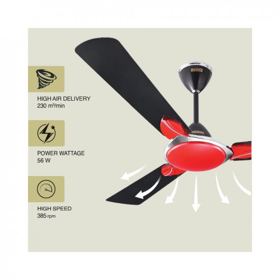 USHA Super Striker 1200mm Energy Saving High Speed Scratch Dust Resistant Decorative Ceiling Fan