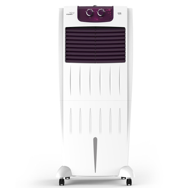 Image of V-Guard Arido R35H-N Room Air Cooler for Home | Mosquito &amp; Dust Filter | 2 Year Warranty | 35 L (White &amp; Purple burry)