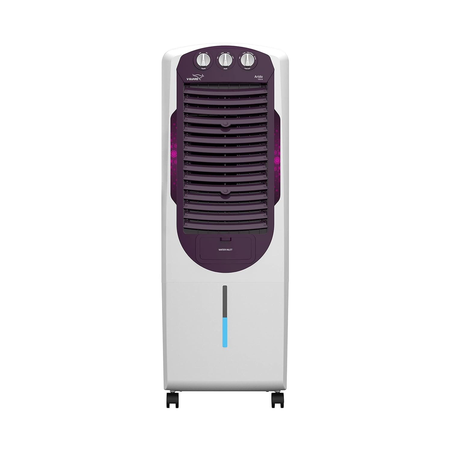 V-Guard Arido T25 H Air Cooler 25 Litre Air Delivery- 1300 M3H Two Years ManufacturerS Warranty On Motor Pump White