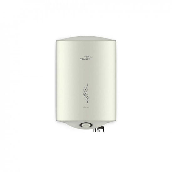 V-Guard Divino 5 Star Rated 10 Litre Storage Water Heater Geyser with Advanced 4 Level Safety White