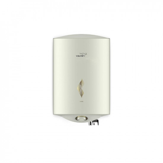 V-Guard Victo 10 Litre Water Heater with Free Installation Free Connection Pipes BEE 5 Star Rated White 10 Litre