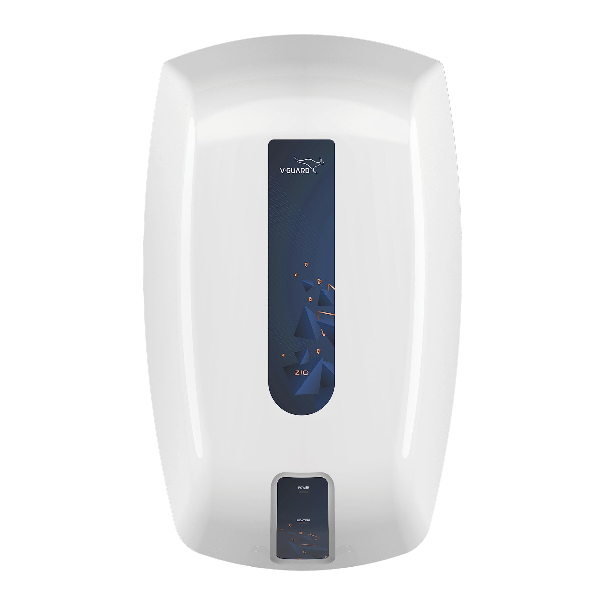 V-Guard Zio Geyser 5 Litre Instant Water Heater  Advanced Multi-Layered Safety  3000 W Powerful Heating  Suitable For Kitchen  Bathroom  5 Year Inner Tank Warranty by V-Guard  White-Blue