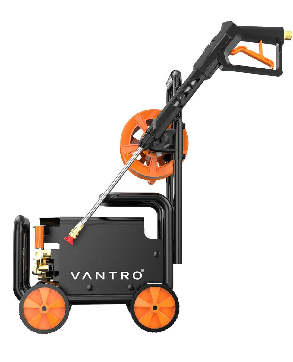 VANTRO 2024 New Pressure Washer 3600PSI 22GPM Electric Pressure Washer 1800W High Power Washer with Adjustable Nozzle 35FT Power Cord 20FT Pressure Hose