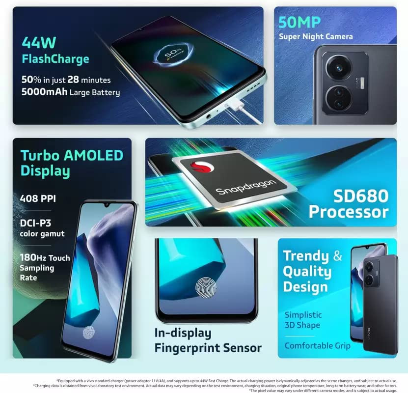 VIVO T1 44w Midnight Galaxy 6128GB