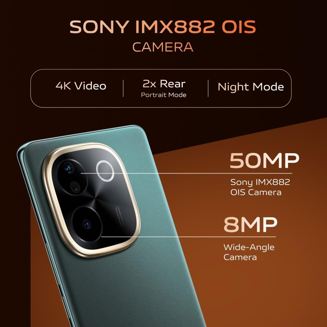 vivo T3 Pro 5G Emerald Green 8GB RAM 128GB Storage Snapdragon 7 Gen 3 Processor AMOLED Display Dual Nano-SIM 5500mAh Battery