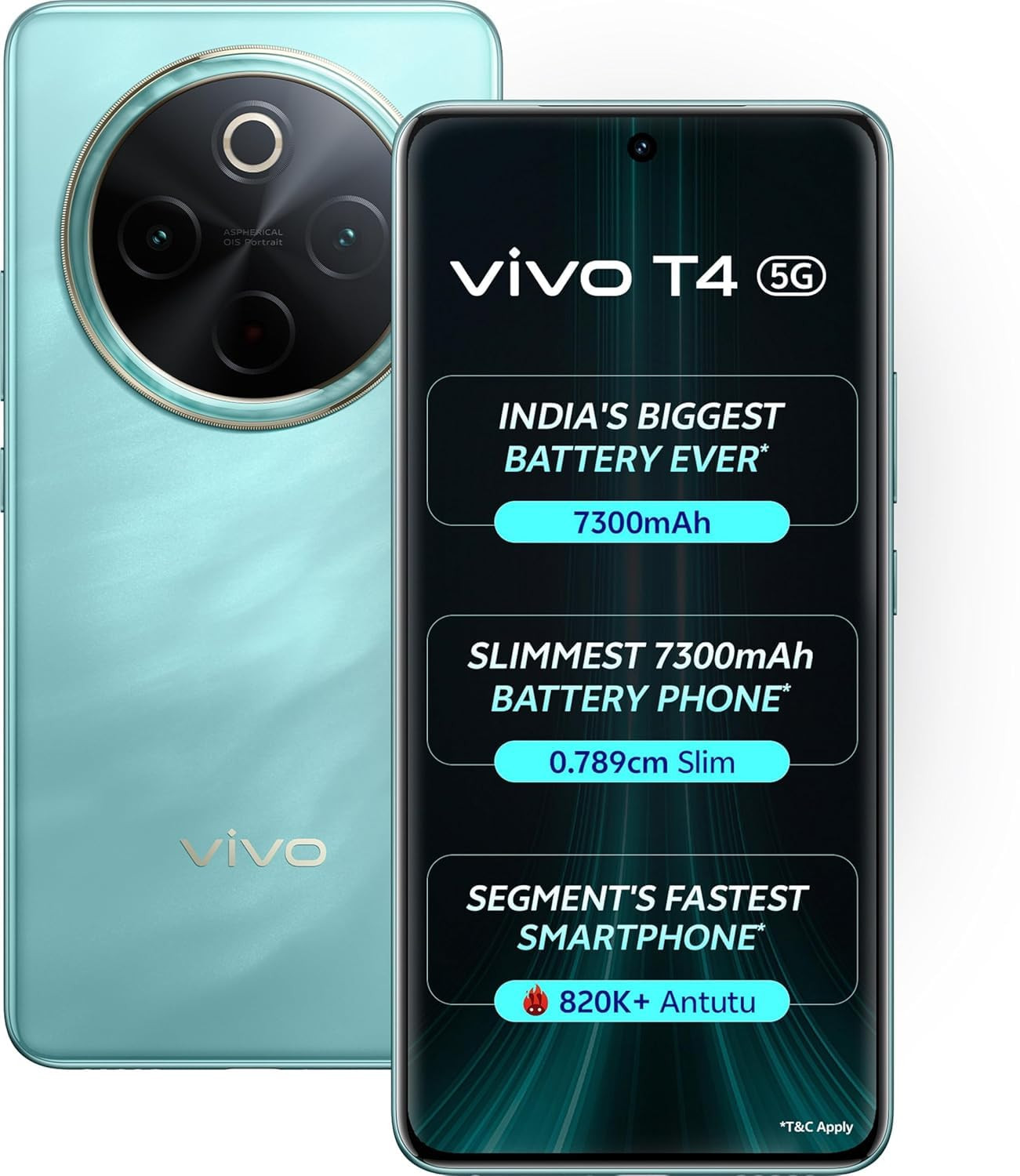 VIVO T4 5G Emerald Blaze 8GB RAM256GB Storage