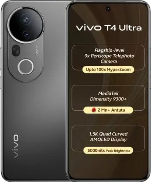 Image of VIVO T4 Ultra 5G (Meteor Grey, 256 GB) (12 GB RAM)
