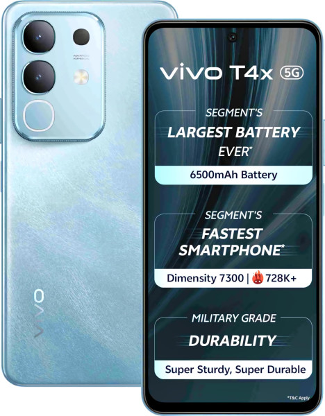 Image of VIVO T4x (Marine Blue, 6GB + 128GB)