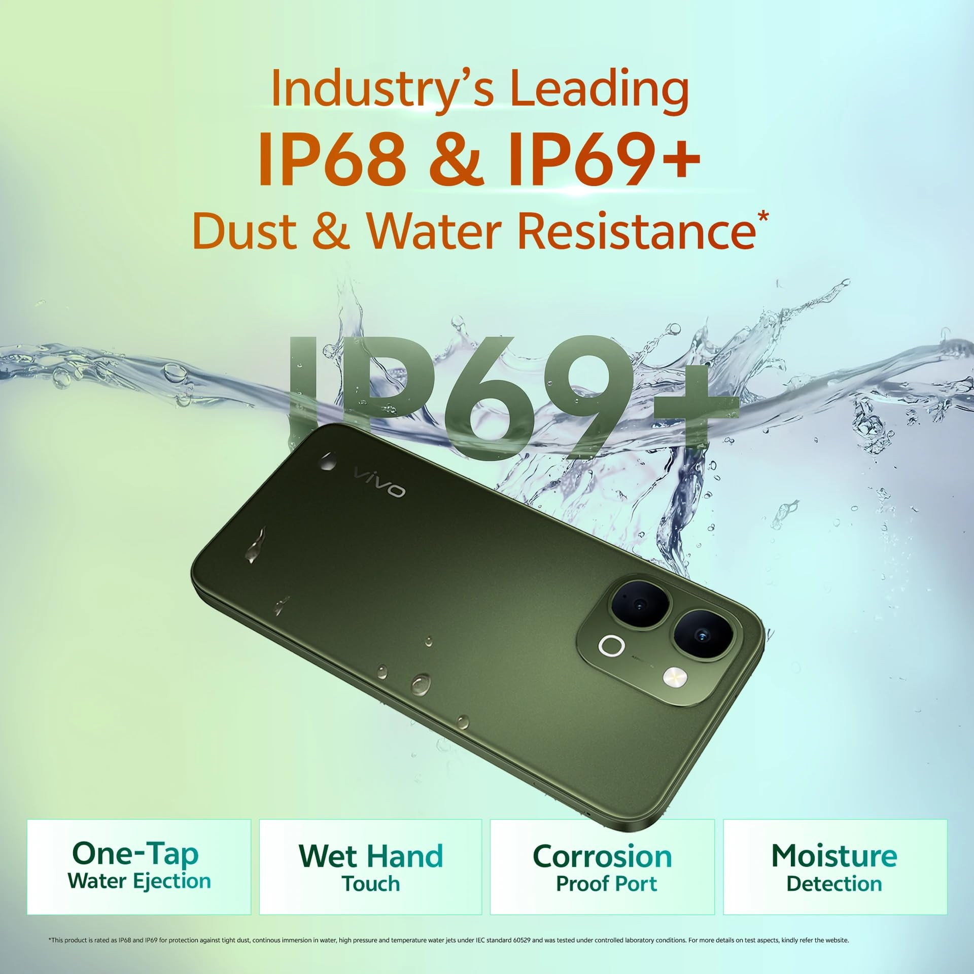 vivo T5x 5G Cyber Green 6GB RAM 128GB Storage  50MP AI Dual Camera  32MP Selfie  676 FHD Display  7200mAh Battery  Dimensity 7400-Turbo Processor  Fast Charging  Dual SIM Smartphone