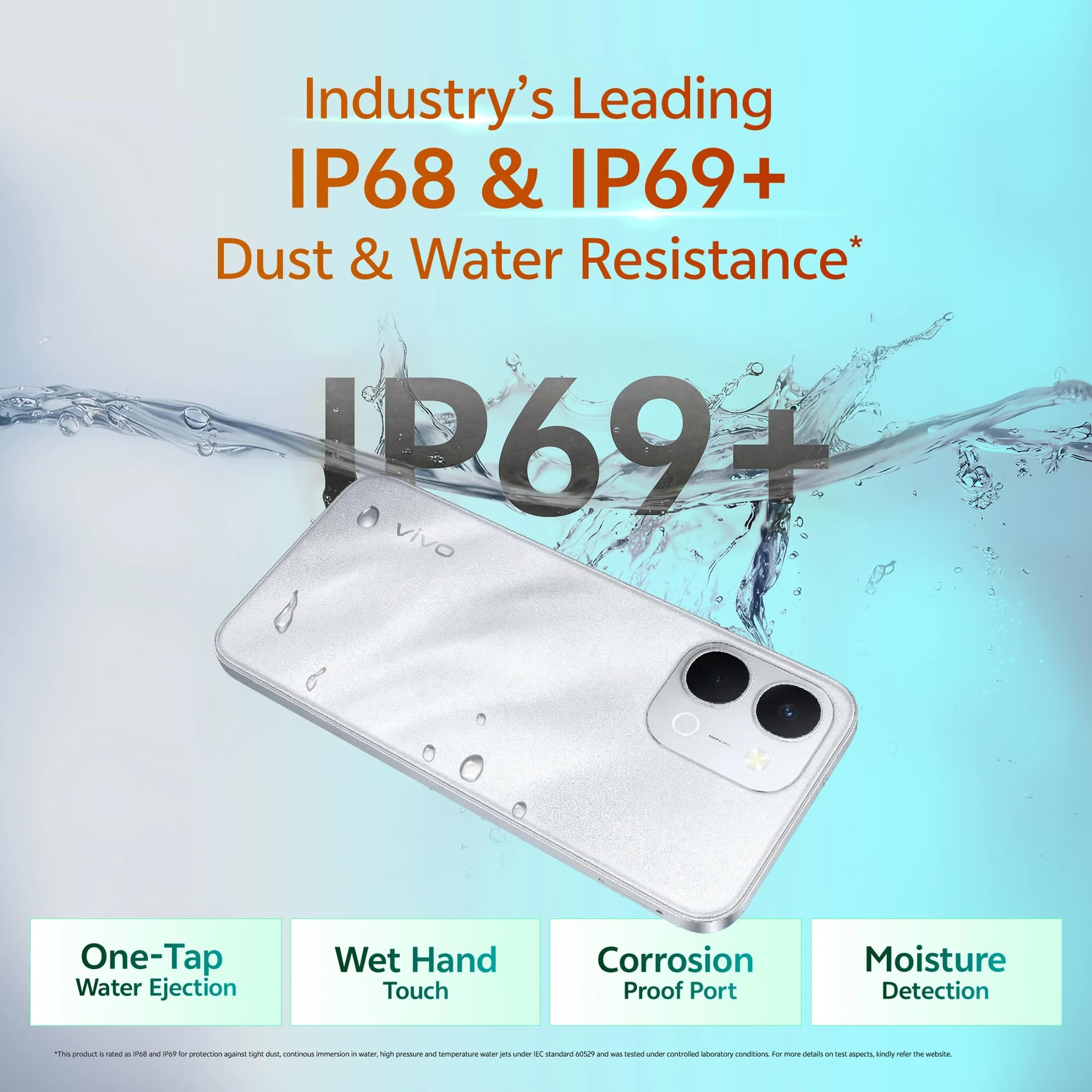 vivo T5X 5G Star Silver 8GB RAM 128GB Storage  7200mAh Battery  50MP Dual Camera  32MP Selfie Camera  676 FHD 120Hz Display  Dimensity 7400 Turbo Processor